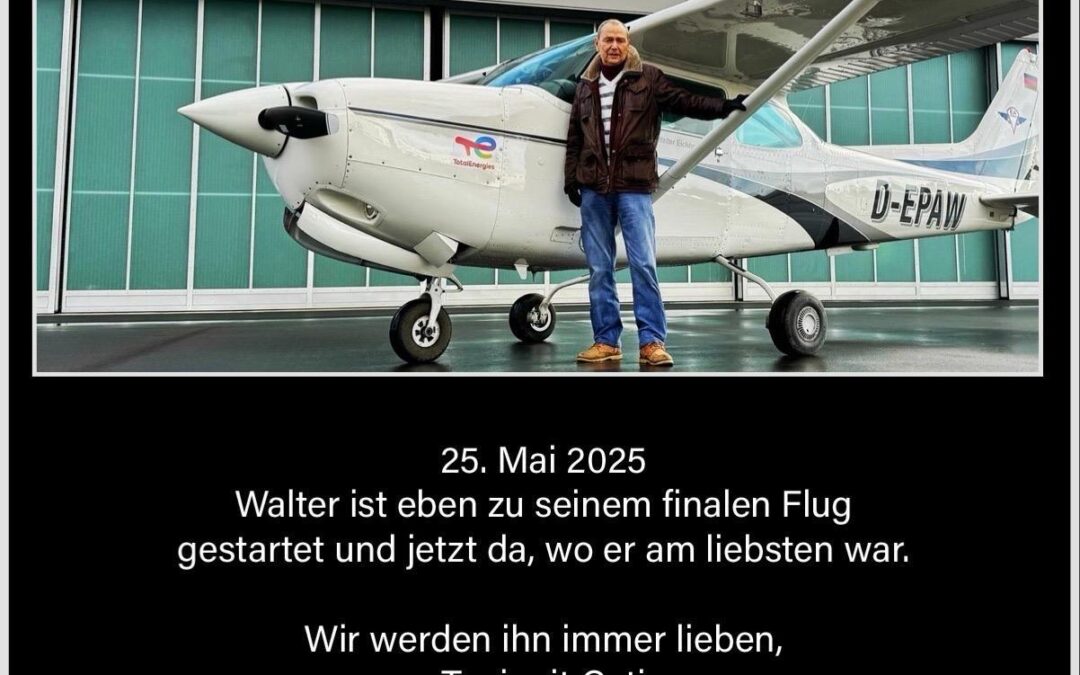 Fliegerlegende Walter Eichhorn