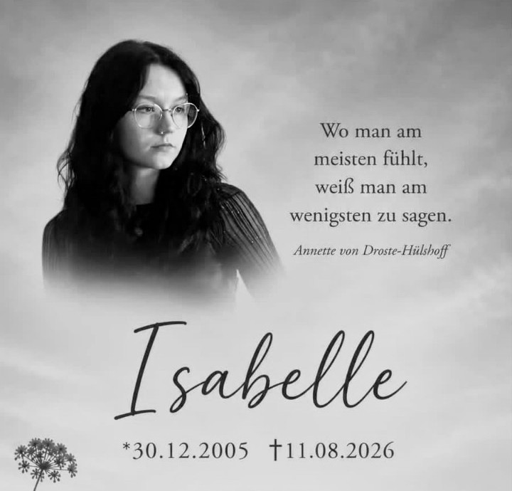 In Gedenken an Isabelle, Izzy, Witte